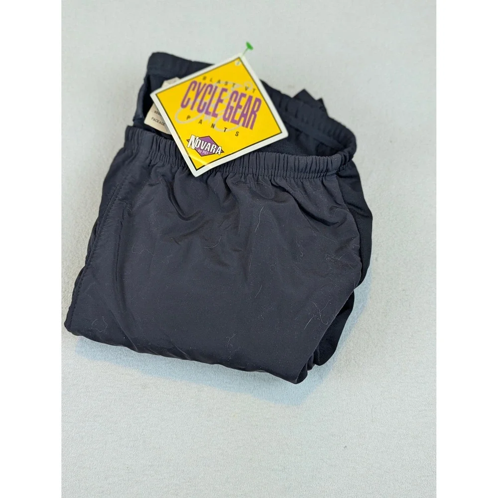 Novara by REI Mens X Large Black Cycle Blast Vermont Gear Pants Stirrups Zippers